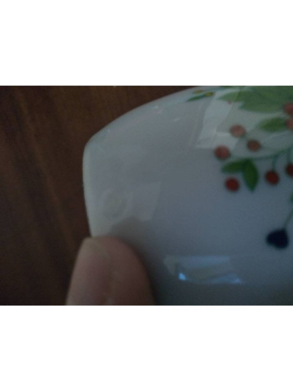 Vintage Knobler flower mug Japan red yellow blue green coffee cup tea - Picture 10 of 12